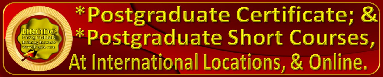 Website Label For HRODC Postgraduate Training Institute’s Postgraduate Certificate and Diploma – Postgraduate – Short Course.